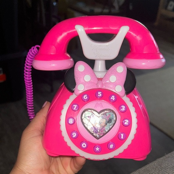 Disney Other - Disney Minnie Mouse Pink Toy Phone